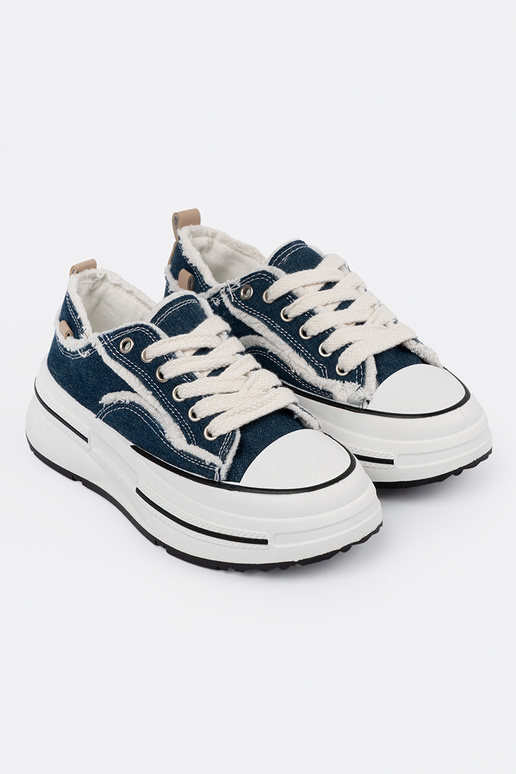 Tumed sinine värvi naiste jalatsid...