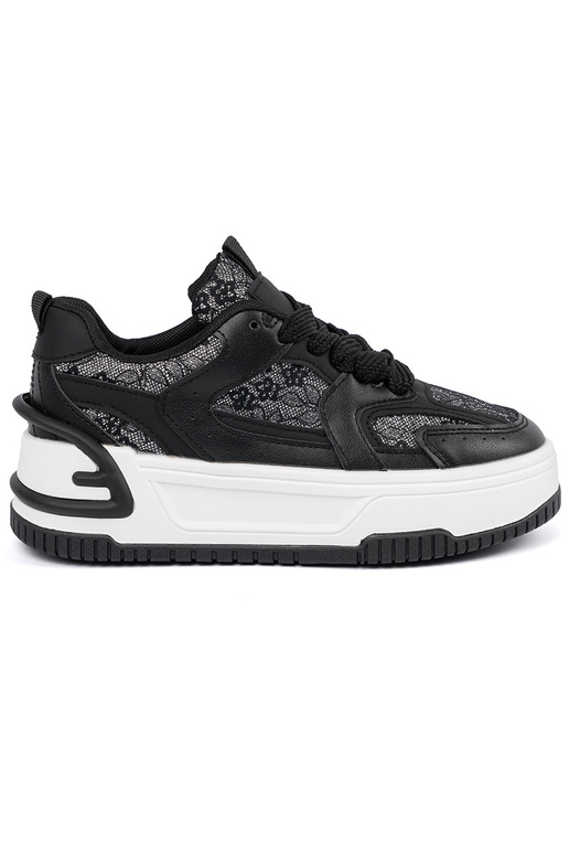 Must-valged naiste vabaaja kingad...