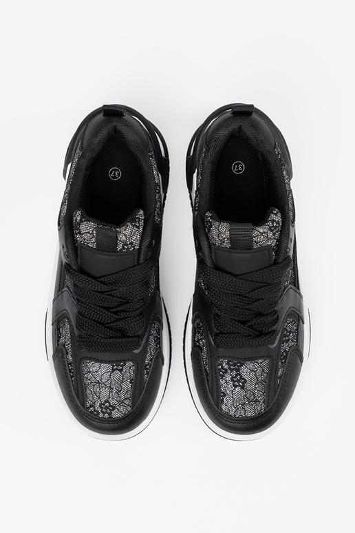 Must-valged naiste vabaaja kingad...