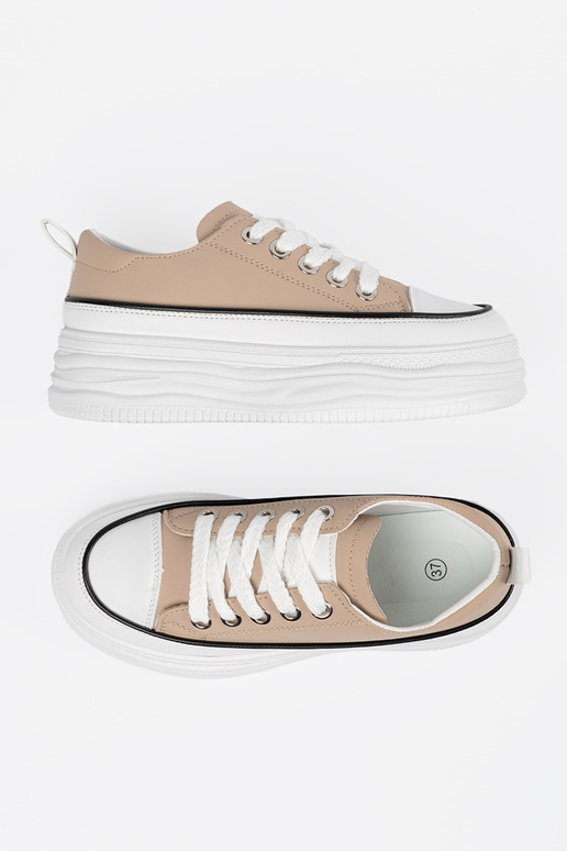 Liivakarva sportlikud kingad platvormiga