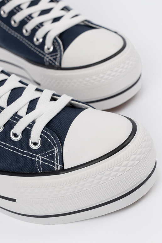 Sinise värvi naiste jalatsid platvormiga Sinise värvi naiste jalatsid platvormiga