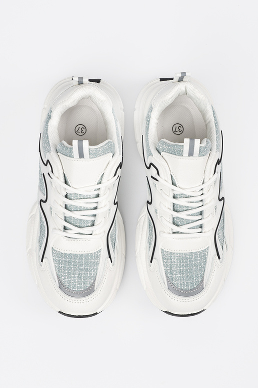 Valge-roheline spordistiilis jalatsid...