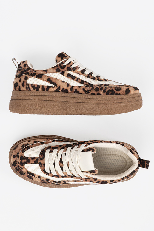 Naiste vabaaja jalatsid leopardimustriga