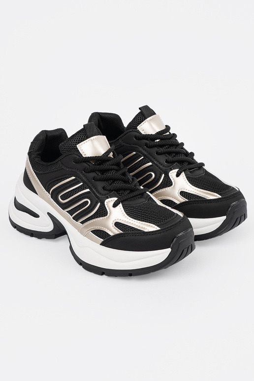 Mustad naiste spordistiilis jalatsid...