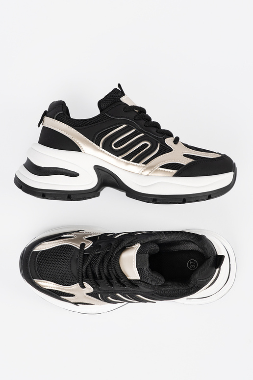 Mustad naiste spordistiilis jalatsid...