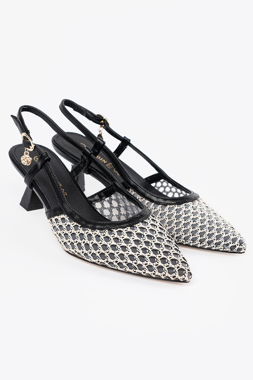 Aukudega kõrge kontsaga sandaalid...