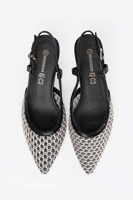 Aukudega kõrge kontsaga sandaalid...