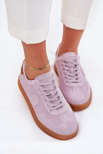 seemisnakhsed Sneakers tüüpi jalanõud Pealiste omad Big Star RR274850 HI-POLY SYSTEM Violetne värv