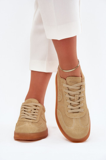 seemisnakhsed Sneakers tüüpi jalanõud Pealiste omad Big Star RR274849 HI-POLY SYSTEM beeži värvi 2