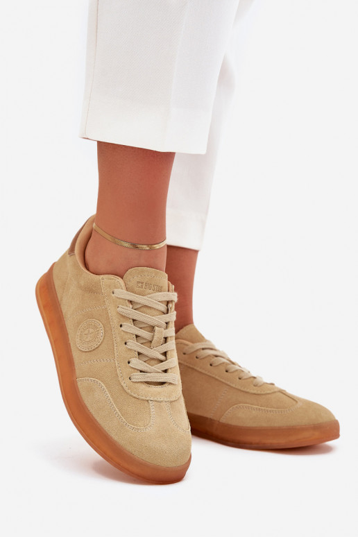 seemisnakhsed Sneakers tüüpi jalanõud Pealiste omad Big Star RR274849 HI-POLY SYSTEM beeži värvi