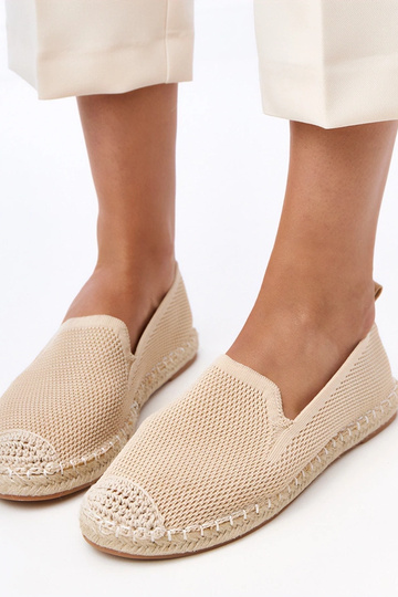 Liivavärvi espadrillid platvormil Luna 2