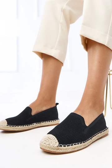 Mustad espadrillid platvormil Luna