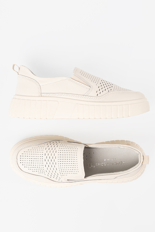 jalatsid Pealhk platvormiga beż