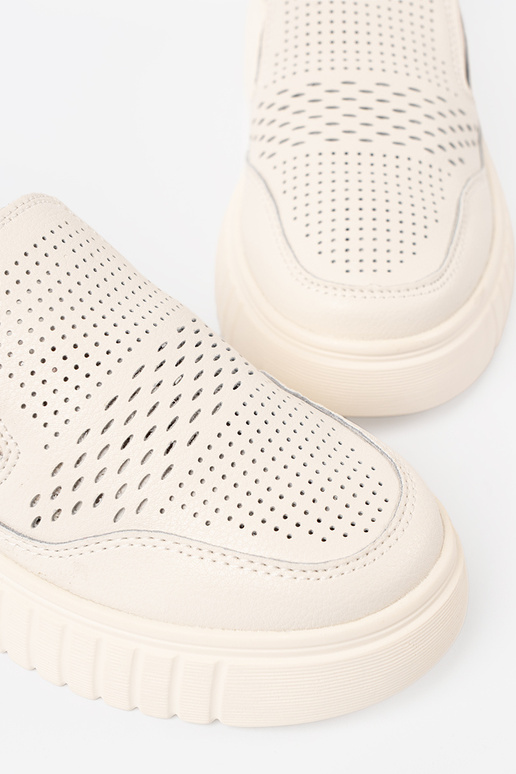 jalatsid Pealhk platvormiga beż