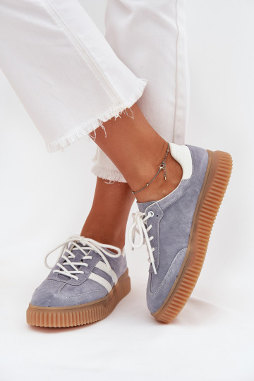seemisnakhsed Sneakers tüüpi jalanõud Pealiste omad platvormiga Sinist värvi Venera 2