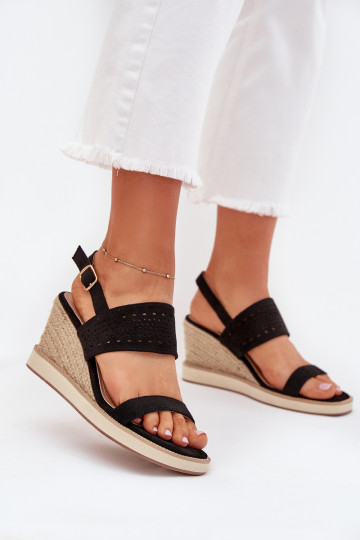 Pealistesandaalid Ažuurne Kiilu peal Koos punutisega msuud Zolira