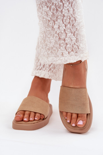 naiste plätud platvormiga Z Eco Suedeu beeži värvi Jorina 2