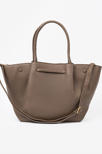 Rahakott shopper taupe koos lukuga