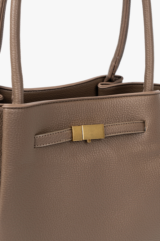Rahakott shopper taupe koos lukuga Rahakott shopper taupe koos lukuga