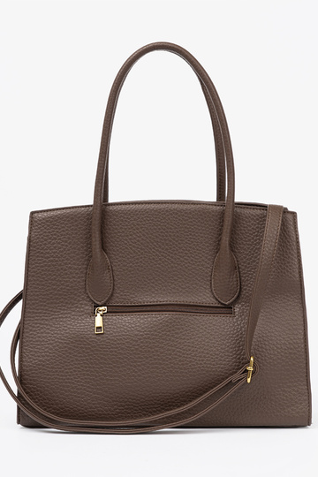 Käekott shopperka z fakturosisseanej eko skóry