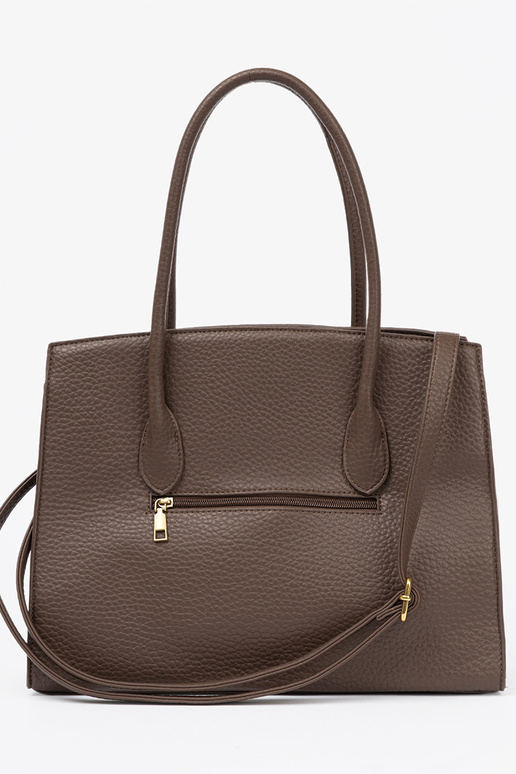 Käekott shopperka z fakturosisseanej eko skóry