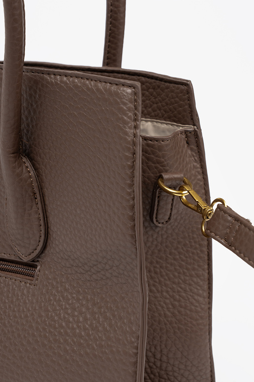 Käekott shopperka z fakturosisseanej eko skóry