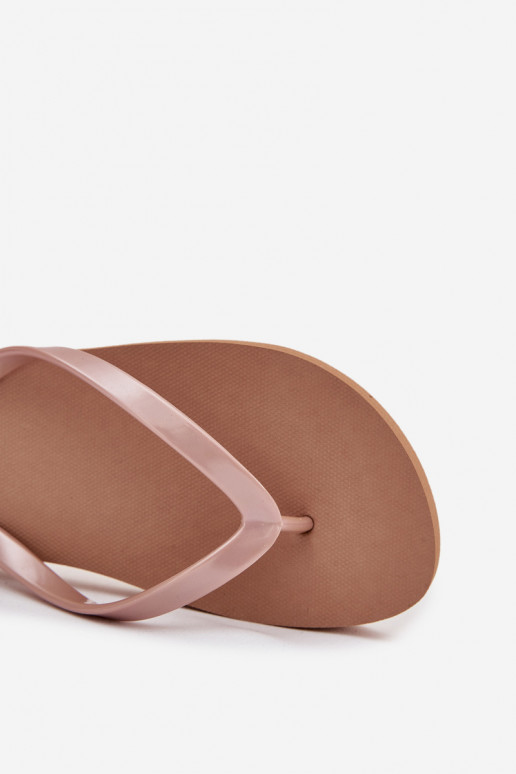 Pealiste omad moodsad varbavahe-sandaalid Sussid 4FMM00FFLIF018-82S pruunid värvi Pealiste omad moodsad varbavahe-sandaalid Sussid 4FMM00FFLIF018-82S pruunid värvi