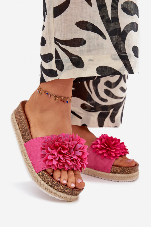 naiste plätud platvormiga Koos Ornatei Lillkami tumeroosad värvi Tessara naiste plätud platvormiga Koos Ornatei Lillkami tumeroosad värvi Tessara