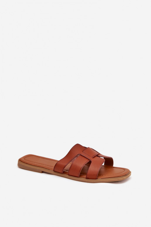 naiste plätud laiade nööridega pruunid värvi Mirona naiste plätud laiade nööridega pruunid värvi Mirona