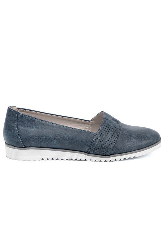 tumesinist värvi mokassiinid valge talla peal tumesinist värvi mokassiinid valge talla peal