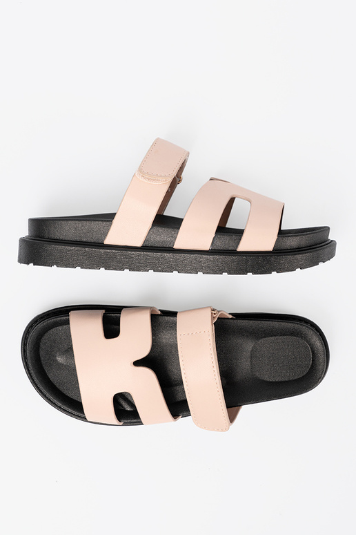 beeži värvi plätud koos vööga Velcro