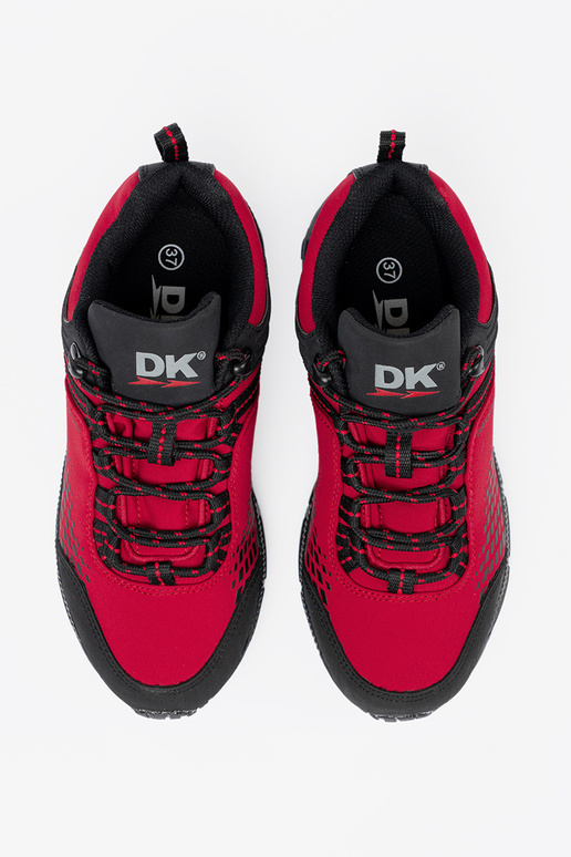 Punased matkasaapad paksul platvormil DK Punased matkasaapad paksul platvormil DK