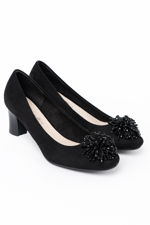 msuud poolsaapad z ozdobną broszką z koralikósisse