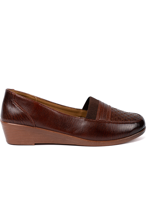 Pealiste saapad slip-on z fakturosisseanym noskiem Pealiste saapad slip-on z fakturosisseanym noskiem