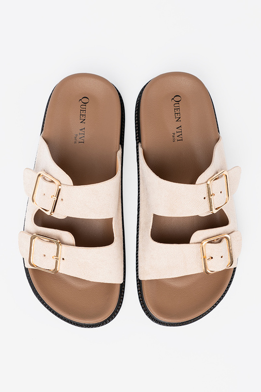 Plätud eredaltbeež z zamszosisseym sisseykończeniem