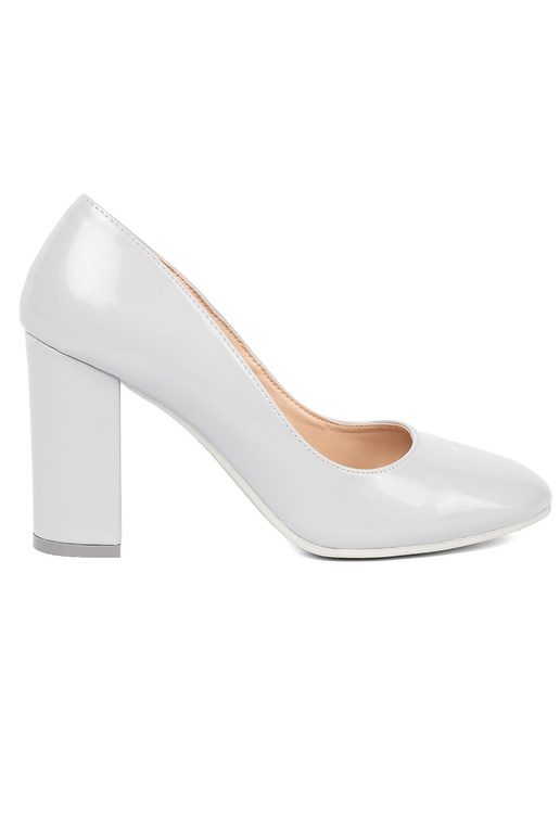 Halli värvi Kõrge kontsaga lakk-kingad