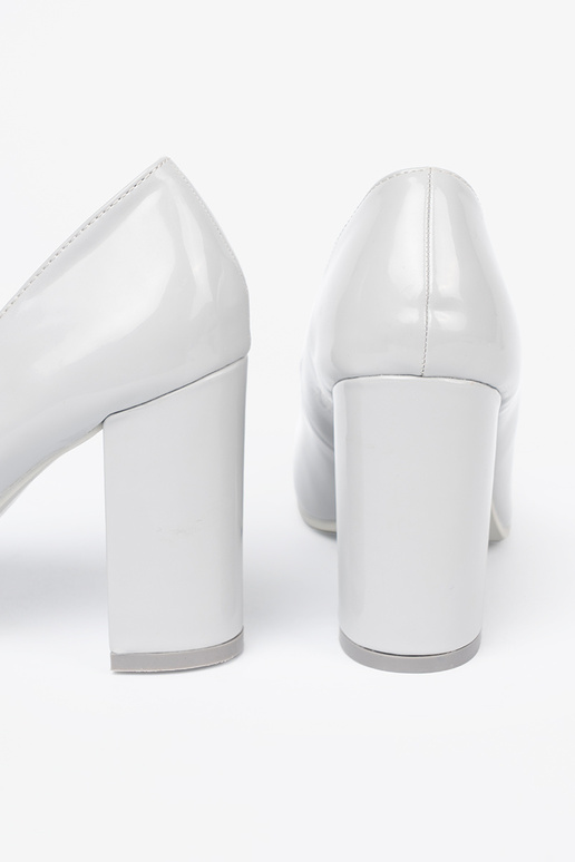 Halli värvi Kõrge kontsaga lakk-kingad