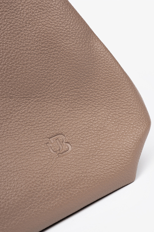 Elegantne tumebeež Käekott z kosmetyczką sisse środku