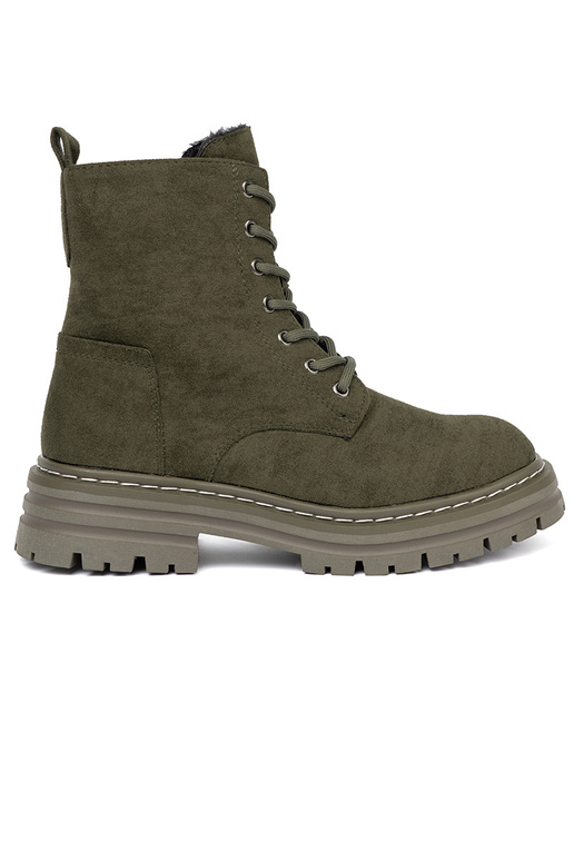 khakivärvi naiste omad Saapad z zamszosisseym sisseykończeniem Sergio Leone