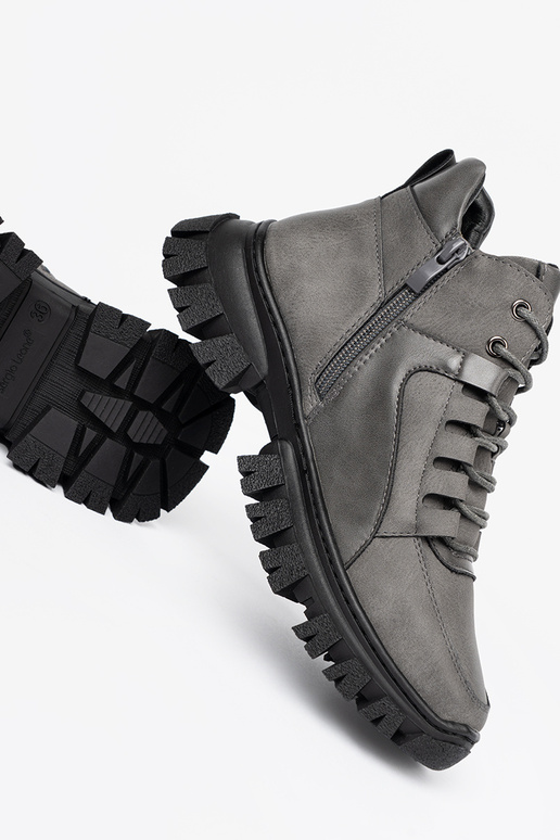 Halli värvi pitsitud Saapad z grubą podeszsisseą Sergio Leone