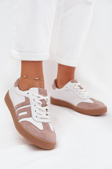 Pealhk Sneakers tüüpi jalanõud Pealiste omad Vinceza 79557 Valget-beeži värvi