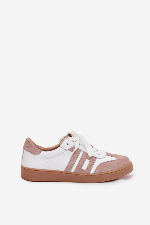 Pealhk Sneakers tüüpi jalanõud Pealiste omad Vinceza 79557 Valget-beeži värvi