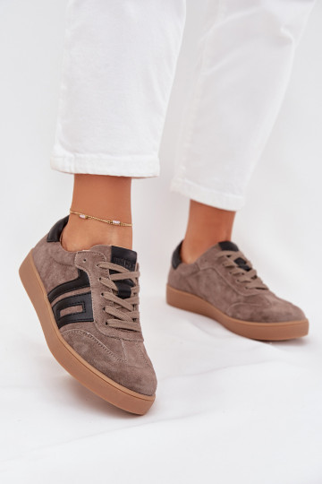 seemisnakhsed Sneakers tüüpi jalanõud Pealiste omad Vinceza 79557 beeži värvi 2
