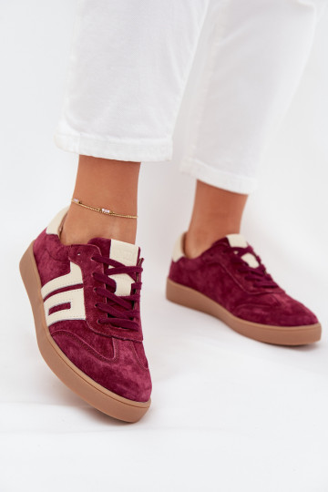 Suedes naiste spordistiilis kingad „Vinceza 79557" bordo värvi