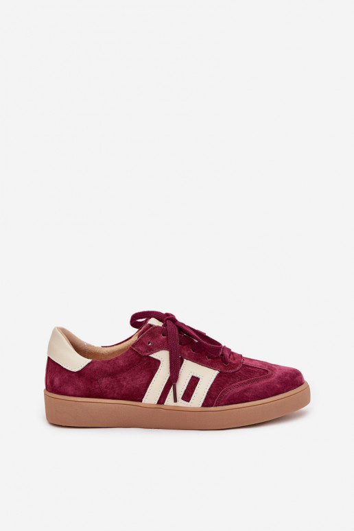 seemisnakhsed Sneakers tüüpi jalanõud Pealiste omad Vinceza 79557 bordoo-värvi