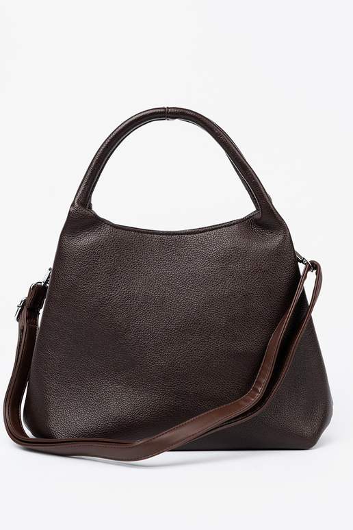 Elegantne Pruun Käekott z kosmetyczką sisse środku