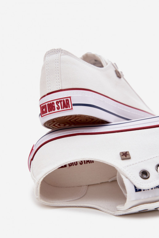 Tavalised meeste jalanõud Sellel ondal Riidest Big Star DD174500 valget värvi