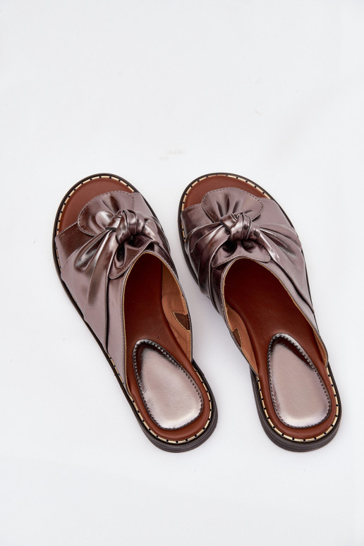 naiste plätud laiade nööridega halli värvi Nelvira