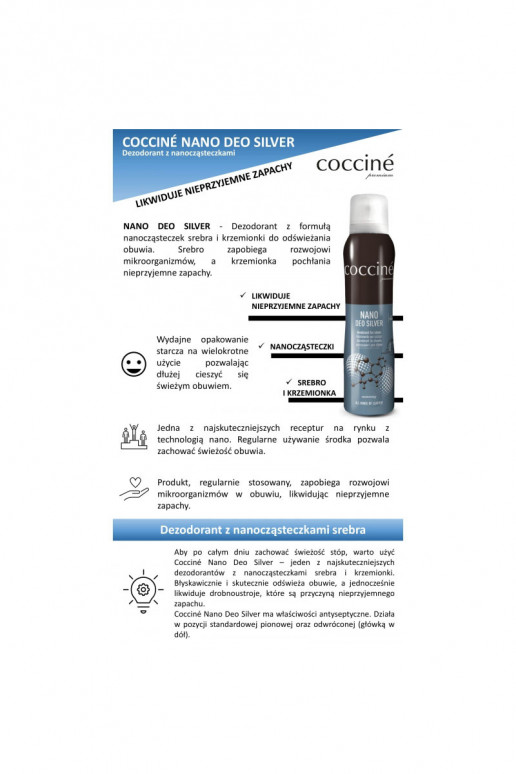 Coccine Pealno Deo Silver Kingavärskendaja 75ml