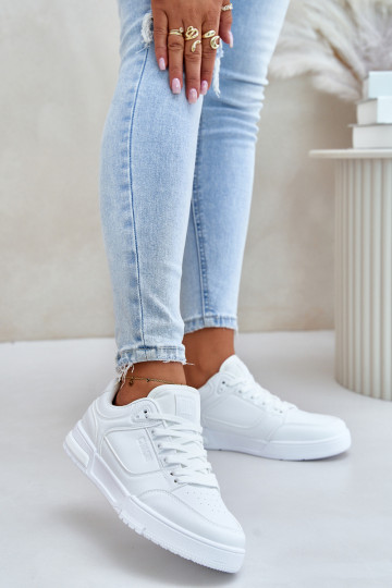 Sneakers tüüpi jalanõud Pealiste omad Big Star OO274A549 Hi-Poly System valget värvi 2